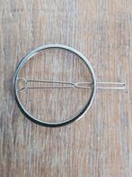 Nieuw! Haarspeld rond zilverkleurig, Ophalen of Verzenden, Nieuw, Haarspeld
