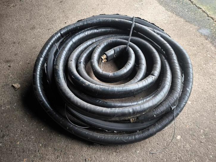 Geïsoleerde RVS Spiraal Slang voor Buffervat, Tuin en Terras, Tuinslangen, Gebruikt, Overige typen, Ophalen of Verzenden