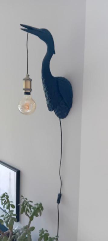 Crane Wandlamp Mat Zwart beschikbaar voor biedingen