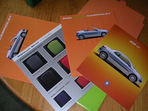 PEUGEOT 206   CC  COUPE CABRIOLET UK, Boeken, Auto's | Folders en Tijdschriften, Zo goed als nieuw, Peugeot, Ophalen of Verzenden