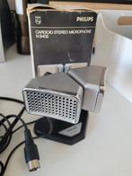 Vintage Philips cardiod stereo microphone microfoon, Ophalen, Zo goed als nieuw, Overige typen