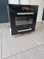 Luxe Miele combi oven magnetron met warmhoudlade, 45 tot 60 cm, Ophalen of Verzenden, Zo goed als nieuw, Oven met grill