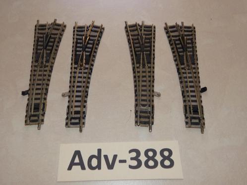 Adv-388 N Spoor Rechte Wissels 9170/71 Fleischmann LB, Hobby en Vrije tijd, Modeltreinen | N-Spoor, Gebruikt, Rails, Gelijkstroom