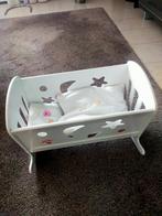 Houten schommelbedje, Ophalen of Verzenden, Zo goed als nieuw, Meisje