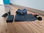 PlayStation 2 Slim Zwart met Controller, Spelcomputers en Games, Spelcomputers | Sony PlayStation 2, Gebruikt, Zwart, Ophalen of Verzenden