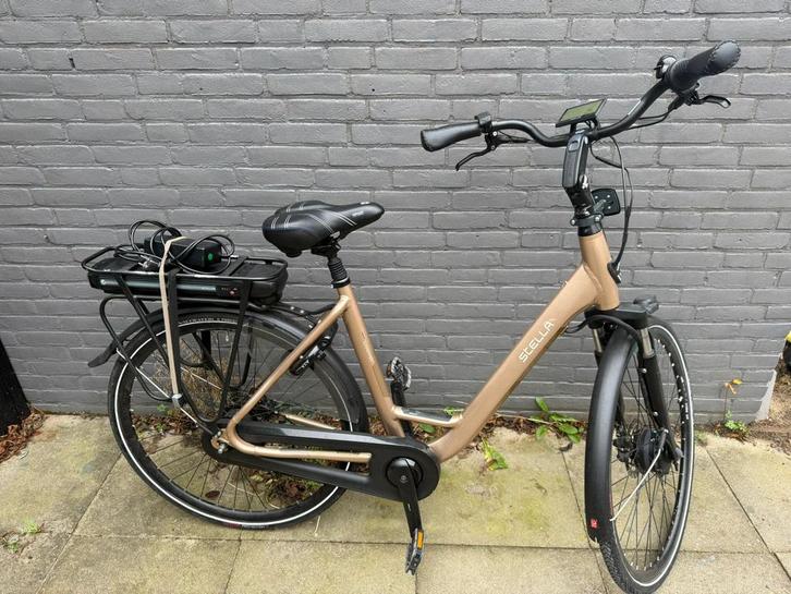 Stella Livorno Gold, Fietsen en Brommers, Elektrische fietsen, Gebruikt, Overige merken, 51 tot 55 cm, 50 km per accu of meer