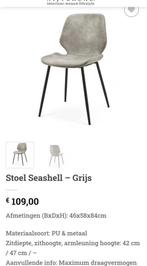 By boo seashell eetkamerstoelen, Ophalen, Overige materialen, Zwart, Zo goed als nieuw