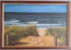 Landschap | De Duinen / Kust | Olieverf | F. van den Burg, Ophalen