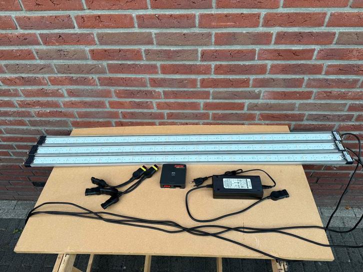 Set van 3 ledlampen Eheim Poweled+ 1349mm, Dieren en Toebehoren, Vissen | Aquaria en Toebehoren, Gebruikt, Verlichting of Verwarming