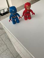 Iron Man en Captain America van Duplo poppetjes, Kinderen en Baby's, Speelgoed | Duplo en Lego, Ophalen, Zo goed als nieuw, Duplo
