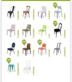 Kunststof - stapelstoelen, Kunststof, Wit, Nieuw, Ophalen of Verzenden