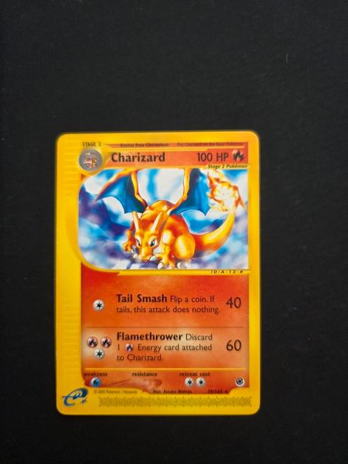 Charizard 39/165 Pokemon Expedition rare, Hobby en Vrije tijd, Verzamelkaartspellen | Pokémon, Zo goed als nieuw, Booster, Ophalen of Verzenden