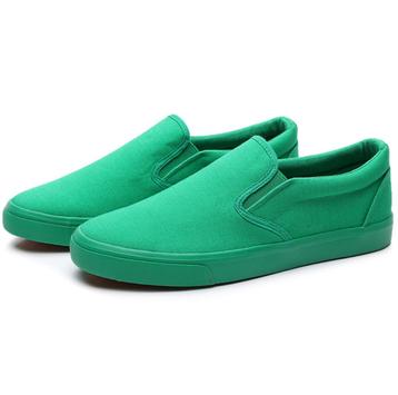 Groene heren canvas bootschoenen schoenen sneakers  beschikbaar voor biedingen