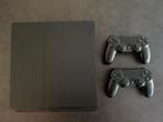 Sony Playstation 4 Slim met 2 controllers, Spelcomputers en Games, Spelcomputers | Sony PlayStation 4, Ophalen, Gebruikt, Met 2 controllers