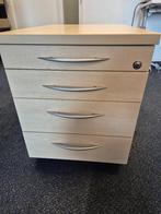 Bureau ladekast hout, Huis en Inrichting, Kasten | Ladekasten, Ophalen, Minder dan 50 cm, Hout, Zo goed als nieuw