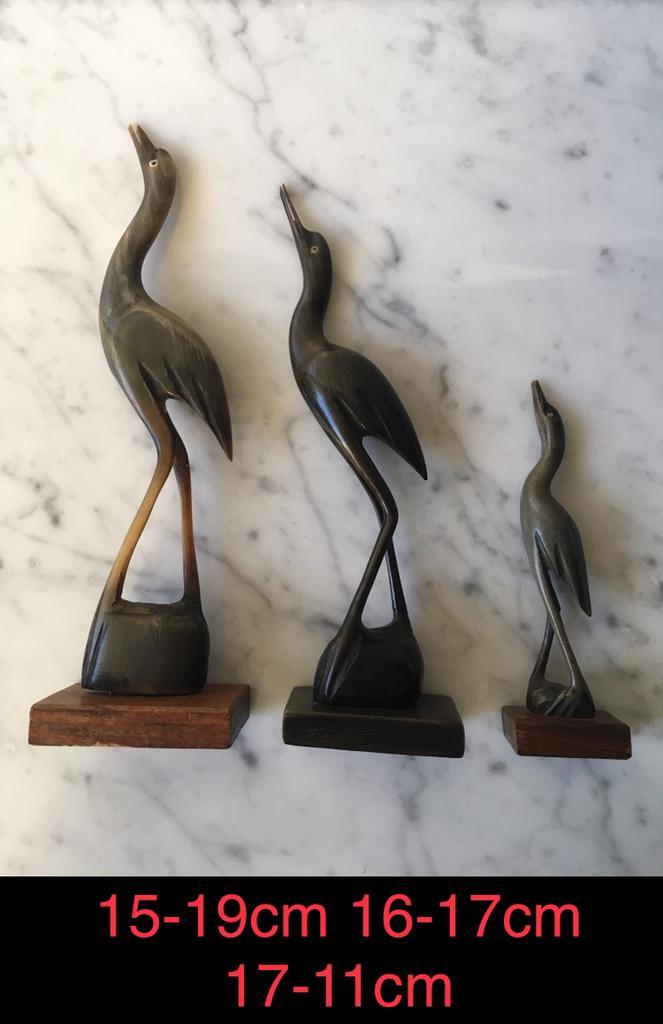 Vogels Antiek handwerk India Horn decoratie 120jaar oud, Huis en Inrichting, Woonaccessoires | Vazen, Zo goed als nieuw, Overige kleuren