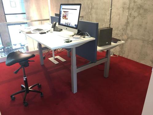 Dutch green hoog laag bureau, Huis en Inrichting, Bureaus, Zo goed als nieuw, Stabureau, Elektrisch, Ophalen
