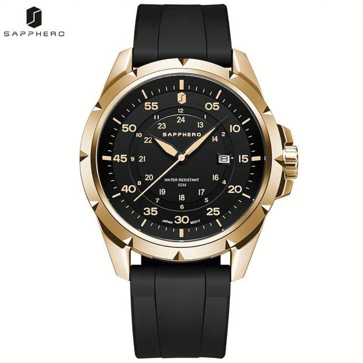 Sapphero | Poedagar / Horloge / Horloges / Binbond / NIEUW, Sieraden, Tassen en Uiterlijk, Horloges | Heren, Nieuw, Polshorloge