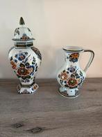 Delfts Polychroom Vaas & Kruik, Antiek en Kunst, Antiek | Keramiek en Aardewerk, Ophalen of Verzenden