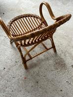 Rotan stoeltje jaren 50, Verzamelen, Poppenhuizen en Toebehoren, Ophalen, Zo goed als nieuw, Gebruiksvoorwerp