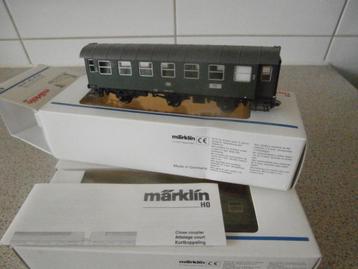 3 x  Marklin DB personen wagons -4317-4318-4319 beschikbaar voor biedingen