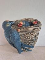 Vintage zwaluw nestje wandsculptuur, Ophalen of Verzenden