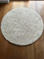 Hoogpolig beige vloerkleed 160cm rond, Huis en Inrichting, Stoffering | Tapijten en Kleden, Ophalen, Beige, 150 tot 200 cm, Rond