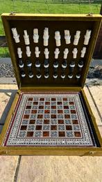 Schaakspel schaakbord schaakstukken uniek, Hobby en Vrije tijd, Gezelschapsspellen | Bordspellen, Een of twee spelers, Egypte