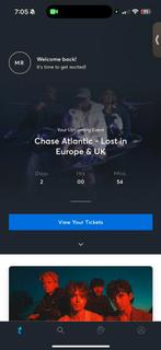 chase atlantic 28 april 2x, Tickets en Kaartjes, Concerten | Pop, Twee personen, April
