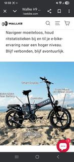 Elektrische vouwfiets wallke h9 awd, Fietsen en Brommers, Elektrische fietsen, Minder dan 47 cm, Ophalen of Verzenden, Overige merken