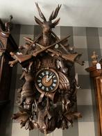 Mooie antieke klok met muziek, Antiek en Kunst, Ophalen of Verzenden