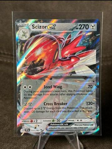 Scizor Ex #111 111/162 (Pokemon Temporal Forces) beschikbaar voor biedingen