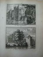 113-114/Vianen  Hagenstein /Nieuwenstein  Kopergravure 1773, Ophalen of Verzenden