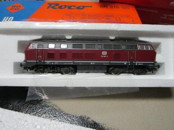 Roco 43449  DB Diesellok. 215 061-3 in nieuwstaat en ovp beschikbaar voor biedingen