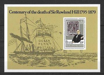 Falklandeilanden Michel blok 2 postfris  ROWLAND HILL beschikbaar voor biedingen
