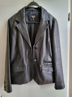 Leren jas blazer model 🪷., Ophalen of Verzenden, Zo goed als nieuw, Maat 42/44 (L), Zwart