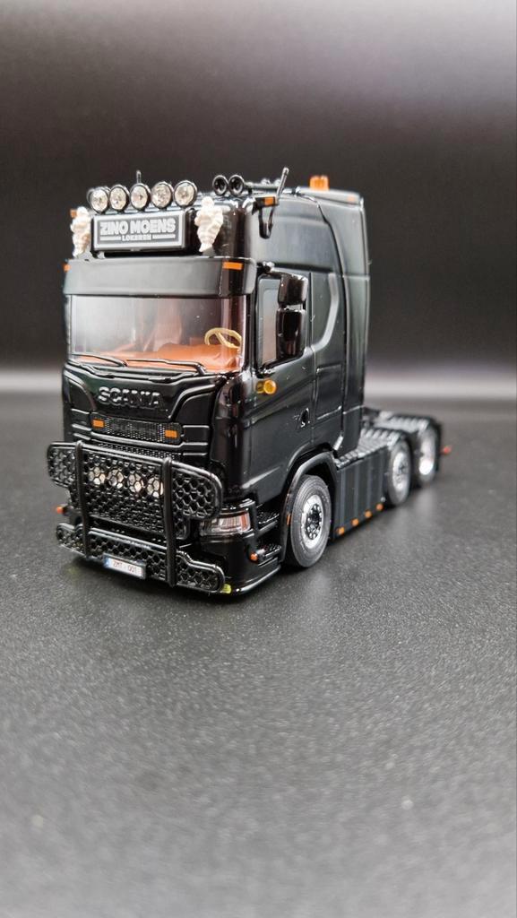 Tekno | Zino Moens - Scania, Hobby en Vrije tijd, Modelauto's | 1:50, Zo goed als nieuw, Bus of Vrachtwagen, Tekno, Ophalen of Verzenden