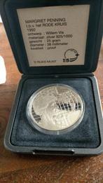 munt prinses margriet 1992 zilver, Ophalen of Verzenden, Losse munt, Zilver
