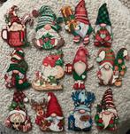 Kerstboom hangers gnoom kerstkabouter rood groen set 12 ster, Ophalen of Verzenden, Nieuw