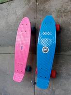 penny board skateboard blauw en roze, Ophalen of Verzenden, Gebruikt, Skateboard