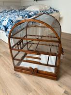 Prachtige handgemaakte houten vogelkooi uit Portugal, Dieren en Toebehoren, Ophalen, Nieuw, Hout, Vogelkooi