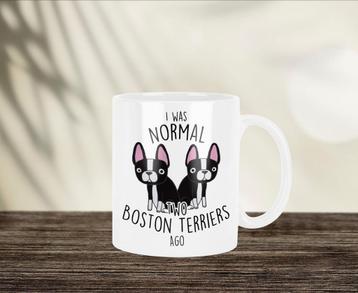 I was normal 2 Boston Terriërs ago mok beschikbaar voor biedingen