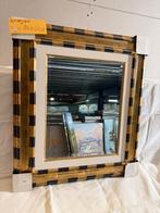 Facetspiegel met luxe Italiaanse lijst, Antiek en Kunst, Ophalen, Rechthoekig, Minder dan 50 cm