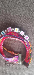 Stoffen armbandje, Sieraden, Tassen en Uiterlijk, Armbanden, Ophalen of Verzenden, Zo goed als nieuw, Overige materialen