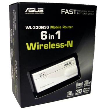 Asus WL-330N3G WiFi router 2.4 GHz beschikbaar voor biedingen