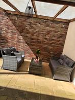 Loungeset, Tuin en Terras, Tuinsets en Loungesets, Ophalen, Gebruikt, 4 zitplaatsen, Loungeset