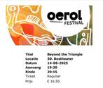 Oerol beyond the triangel 14/6 19.30 4 x, Twee personen
