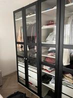 Ikea doorzichtige deuren zwart, Huis en Inrichting, Kasten | Vitrinekasten, 50 tot 100 cm, 25 tot 50 cm, Ophalen of Verzenden