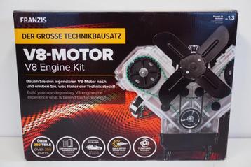 Franzis V8 Motor Bouwpakket – Schaal 1:3 – Open Doos, Ongebr beschikbaar voor biedingen