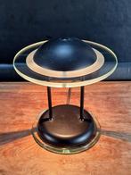 vintage Herda space age design tafellamp bureaulamp h= 27cm, Ophalen of Verzenden, Glas, Minder dan 50 cm, Gebruikt